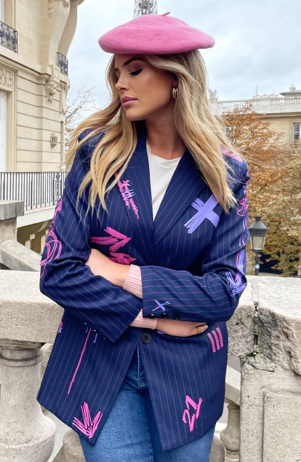 Streetwear Blazer Marine, Shoparchiv, Foto 4