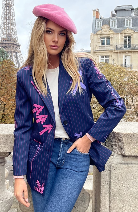Streetwear Blazer Marine, Shoparchiv