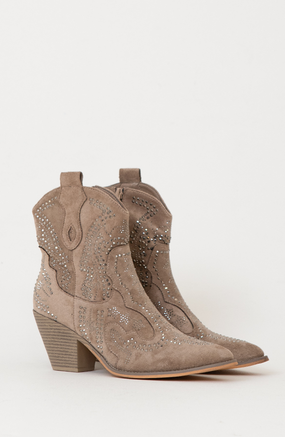 Studs Cowboy Boots Dark Beige, Shoparchiv, Foto 2