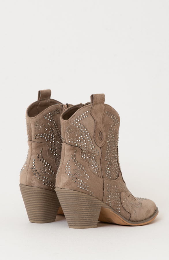 Studs Cowboy Boots Dark Beige, Shoparchiv, Foto 4