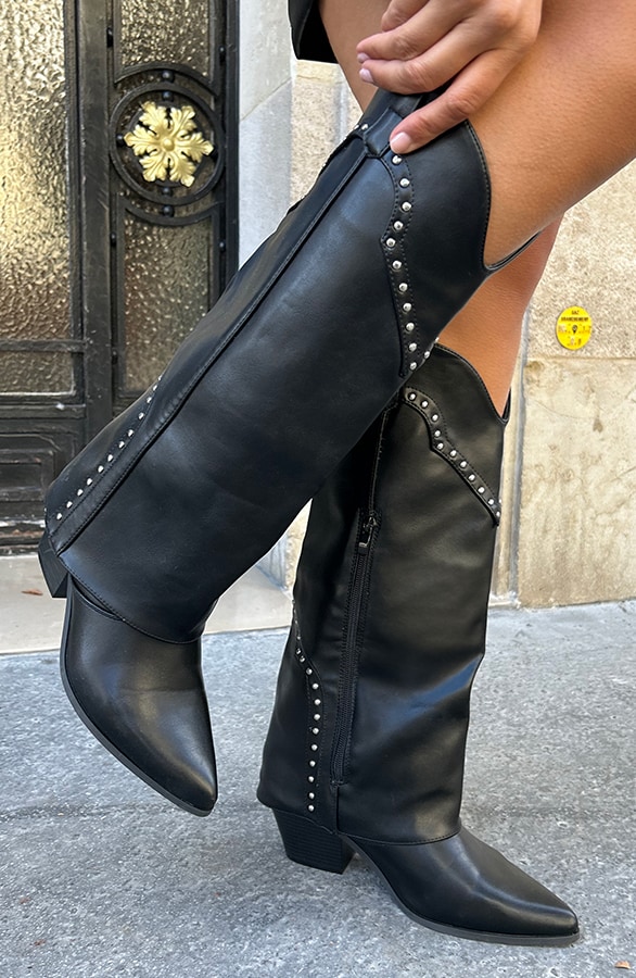 Studs Laarzen Detailed Zwart – alle schoenen