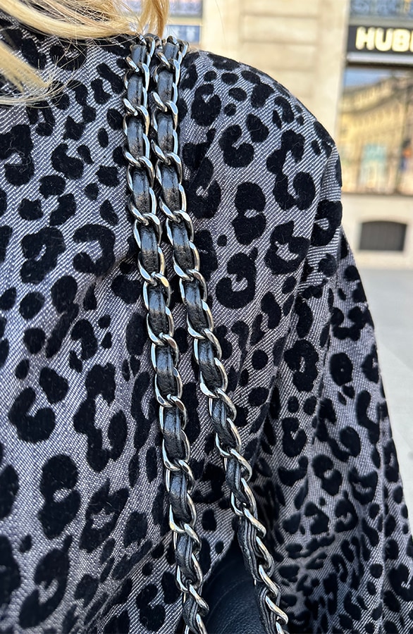 Velvet Leopard Jacket Oversized – shoparchief, foto 6