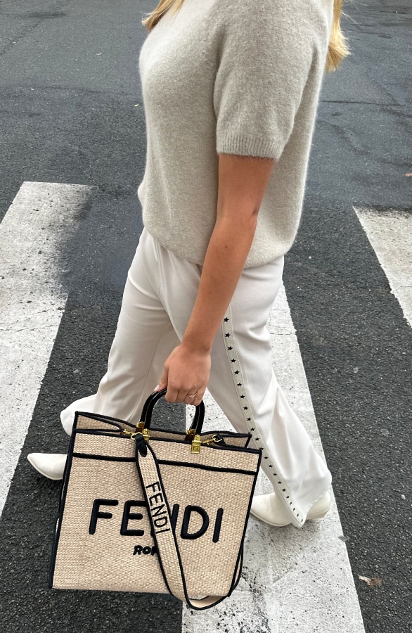 Yves Bies Straight Leg Pantalon Beige – shoparchief, foto 6