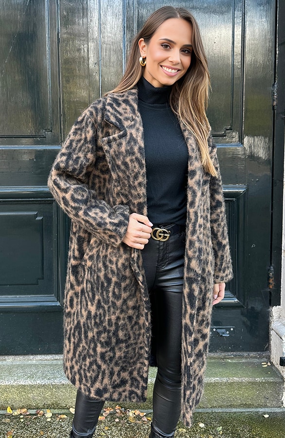 Exclusive Oversized Coat Leopard – shoparchief, foto 6