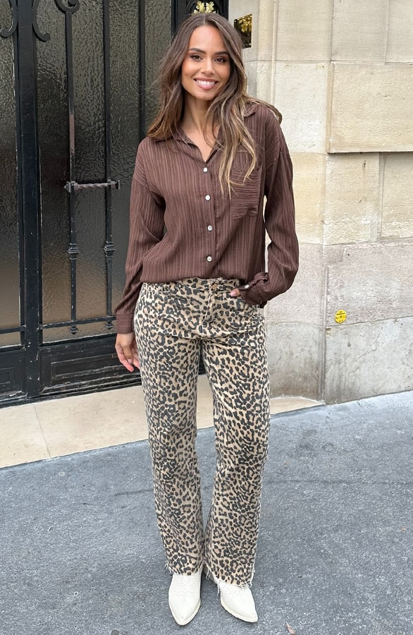 Laurent Blouse Choco – shoparchief, foto 5