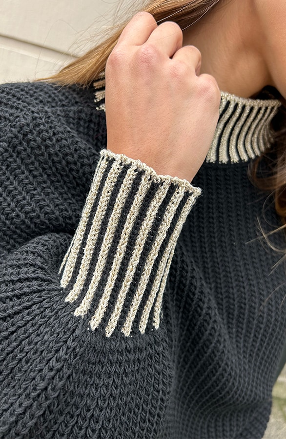 Lurex Trui Zwart – truien, foto 5