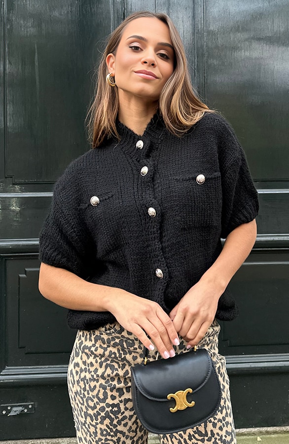 Luxury Cardigan Zwart – shoparchief, foto 6