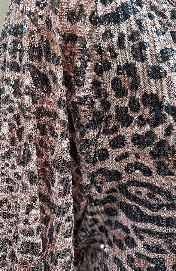 Luxury Leopard Top Met Pofmouw – shoparchief, foto 7