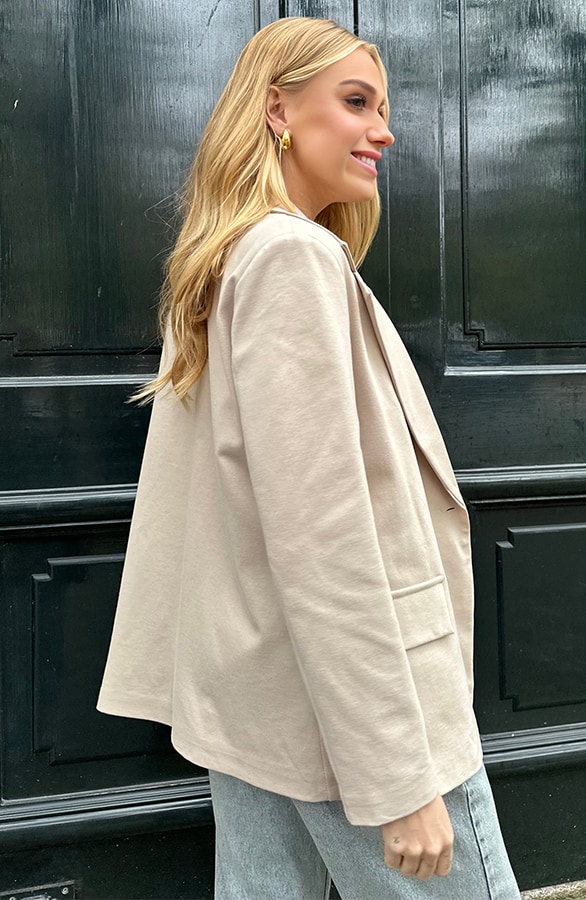 Shine Lurex Top Beige Goud – shoparchief, foto 5