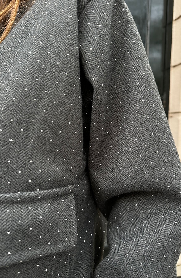 Soft Bomberjacket Strass Grijs – shoparchief, foto 9
