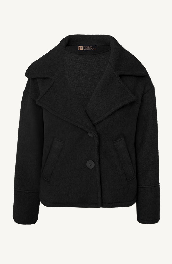 Woven Jas Exclusive Zwart – shoparchief