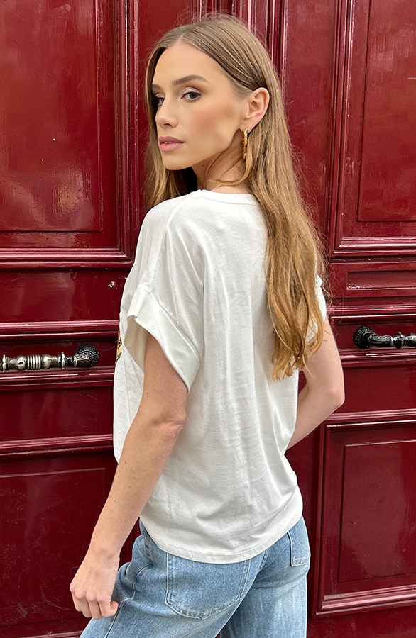 Cherry Bomb Leopard T-shirt – shoparchief, foto 4