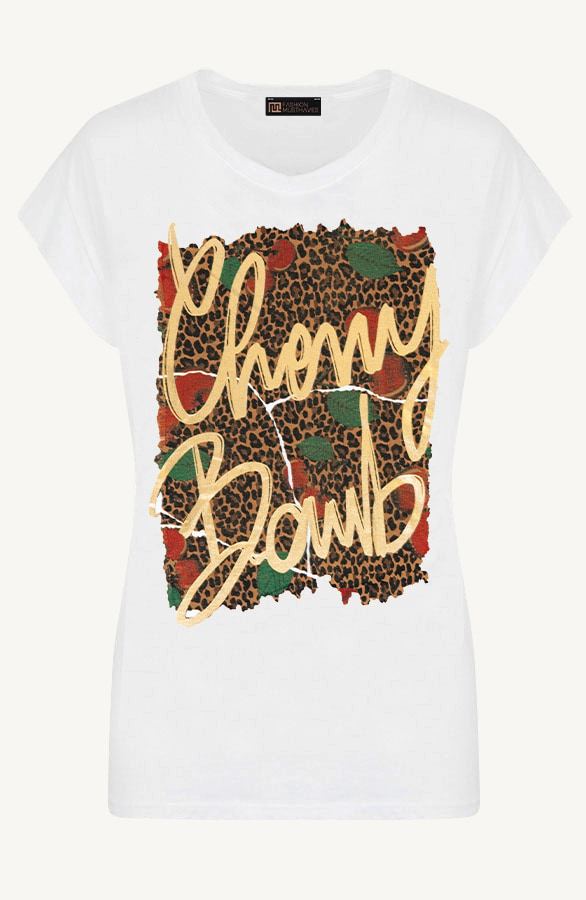 Cherry Bomb Leopard T-shirt – shoparchief