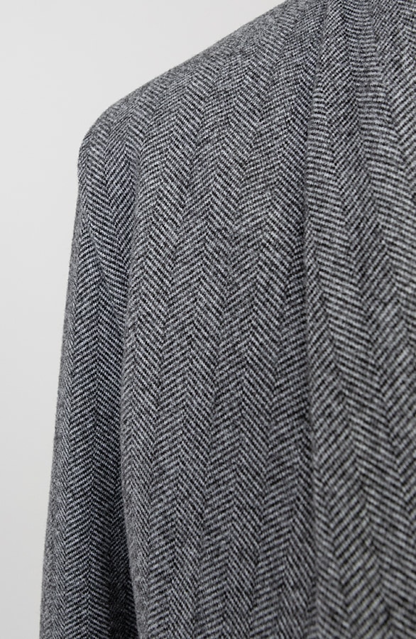 Exclusive Woven Blazer Grijs – shoparchief, foto 2