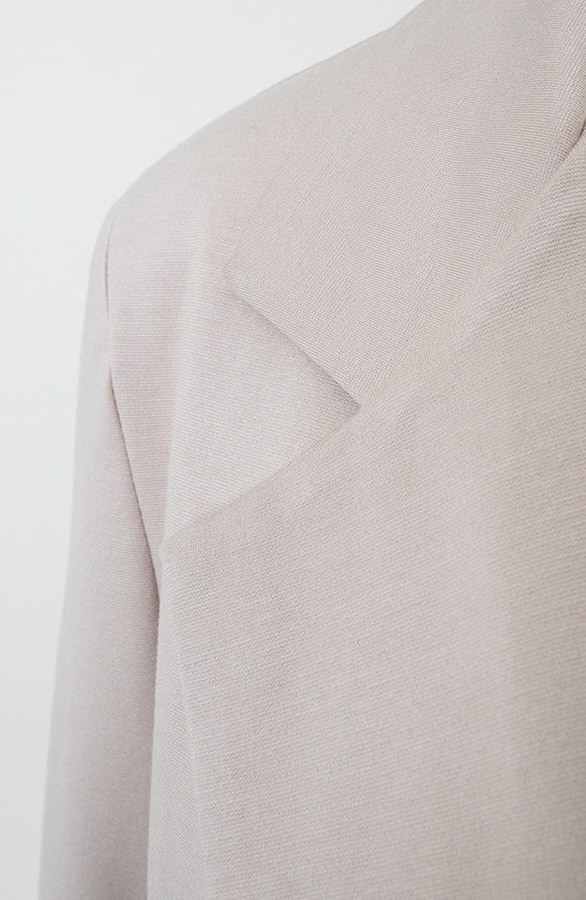 Oversized Stretch Blazer Beige – shoparchief, foto 2