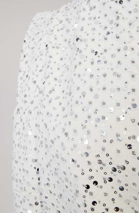 Pailletten Gilet Ecru – shoparchief, foto 7