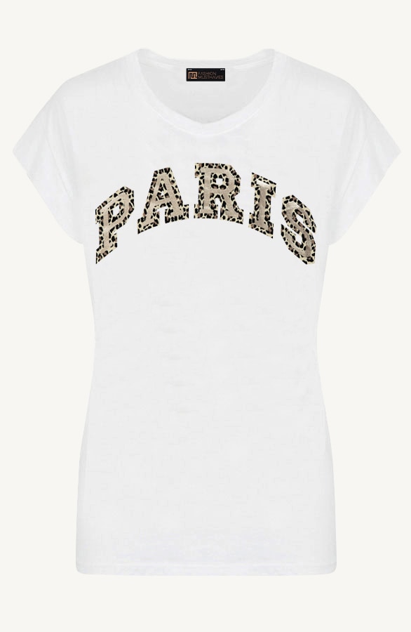 Paris Leopard T-shirt – tops