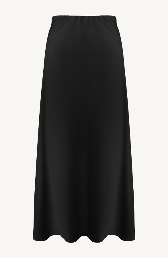 Silk Skirt Zwart – shoparchief