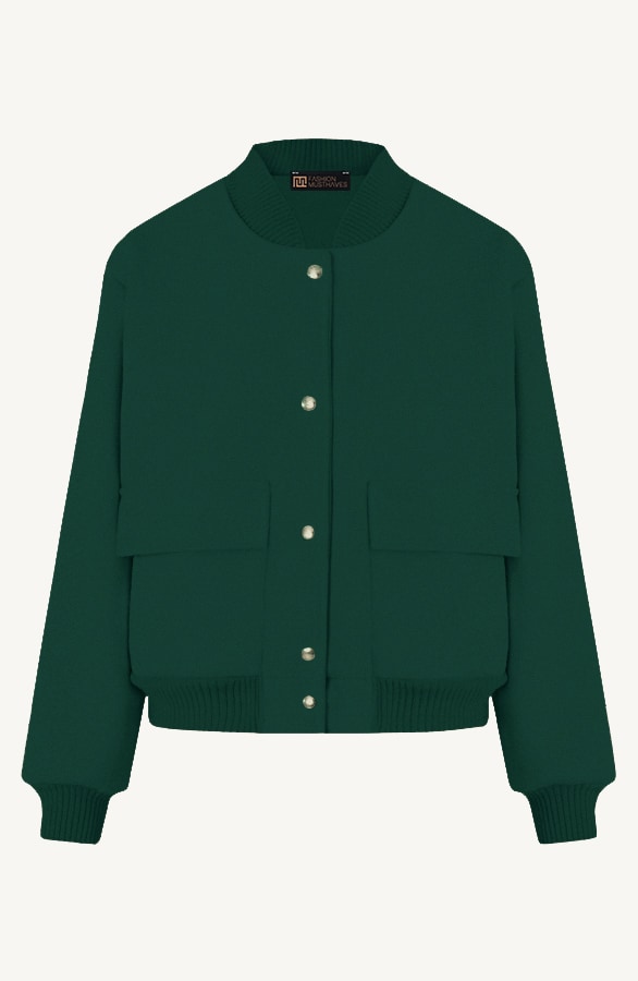 Soft Bomberjacket Smaragd – shoparchief