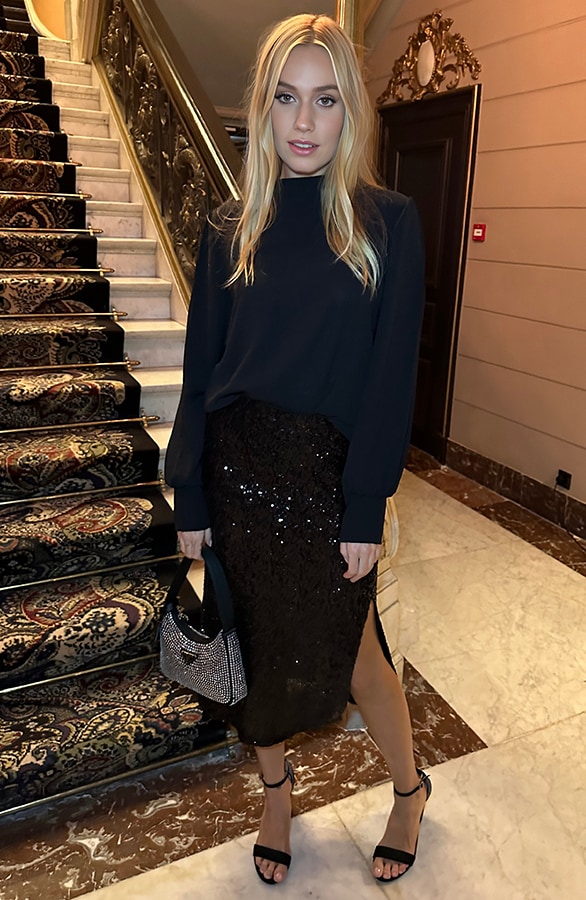 Split Rok Pailletten Zwart – shoparchief, foto 5