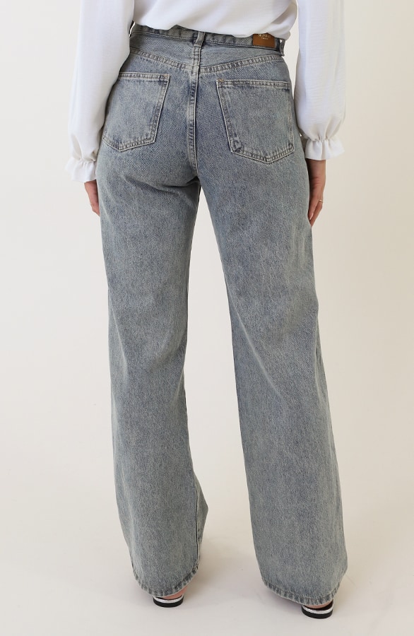 Diamond Denim Jeans Wide Leg – spijkerbroeken, foto 3