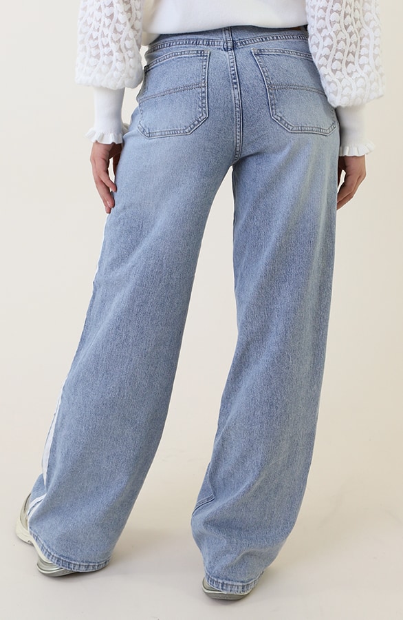 High Waist Denim Jeans mit Paspel Blue, Shoparchiv, Foto 5