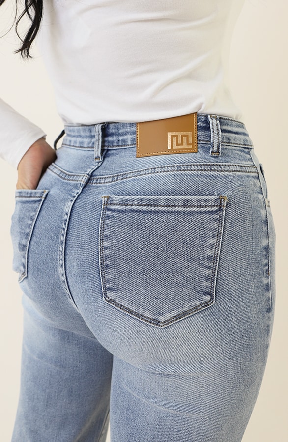 Wide Leg Jeans Blue Stretch FMH, Foto 5