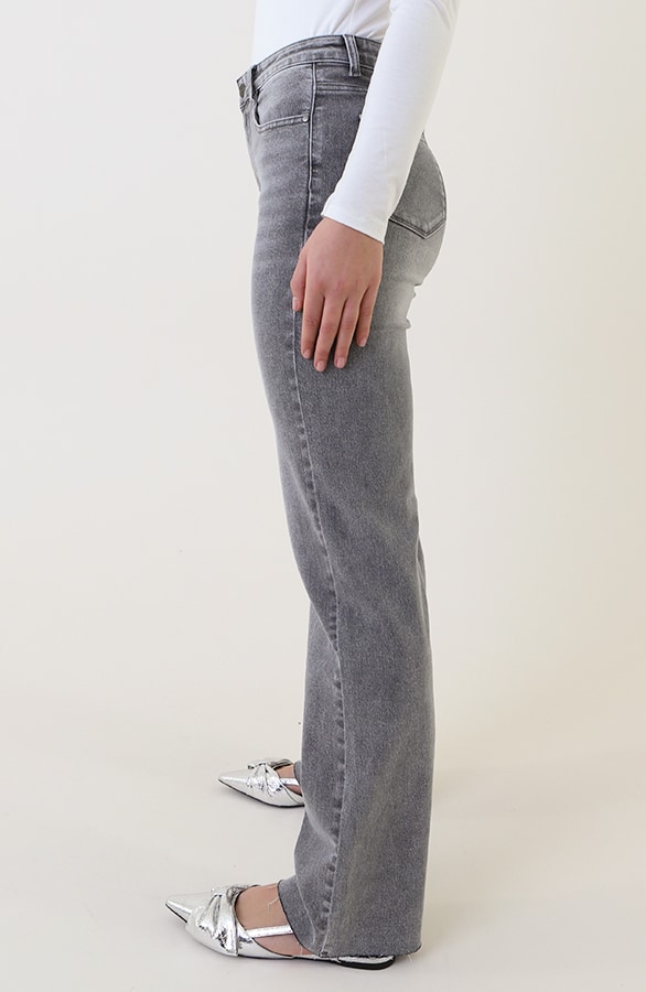 Wide Leg Jeans Grey Stretch FMH – spijkerbroeken, foto 6