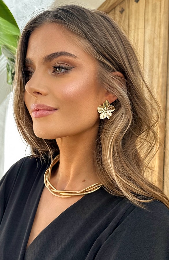 Boho Flower Oorbellen Goud – alle accessoires, foto 4