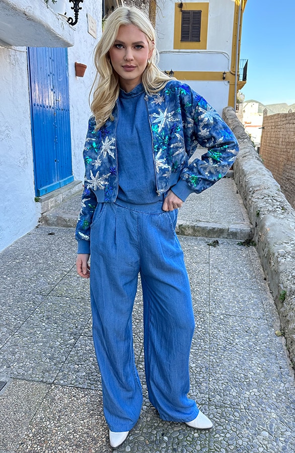 Casual Denim Pantalon – shoparchief, foto 3