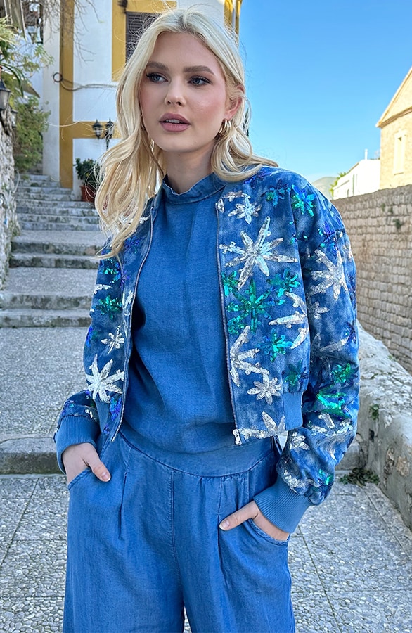 Exclusive Pailletten Bomber Jacket – shoparchief