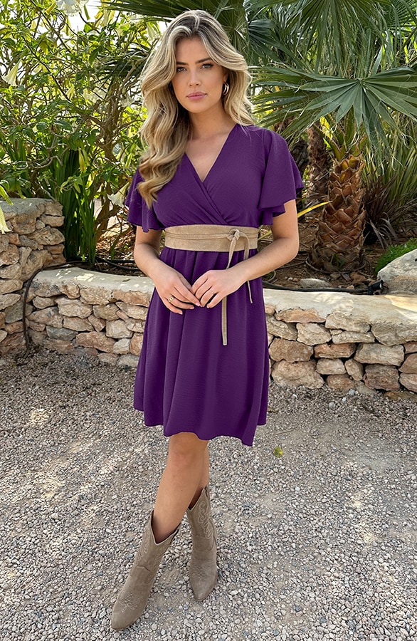 Florence Jurk Dark Purple 2.0 – shoparchief, foto 5