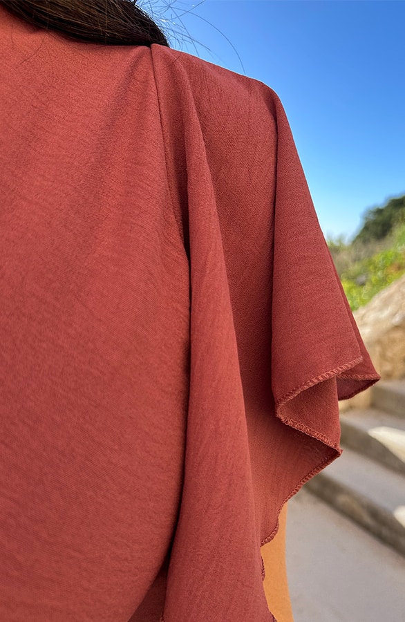 Florence Midi Jurk Dust Roze – jurken, foto 7
