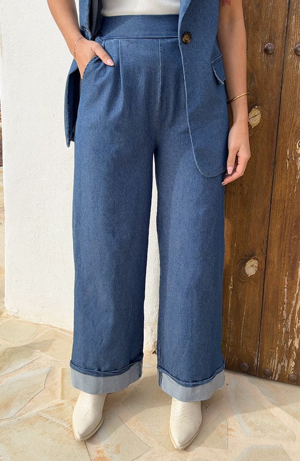 Loose Fit Denim Pantalon – shoparchief