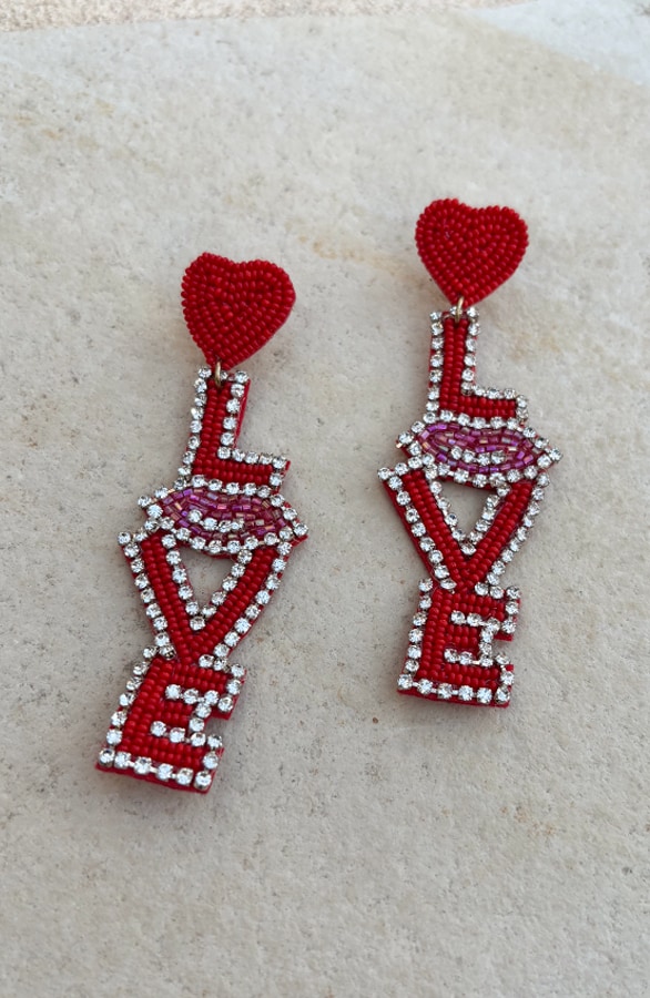 Love Beads Oorbellen Handmade – shoparchief