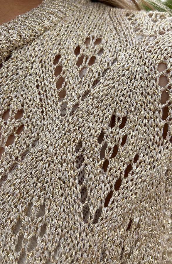 Lurex Gehaakte Top Goud – tops, foto 8
