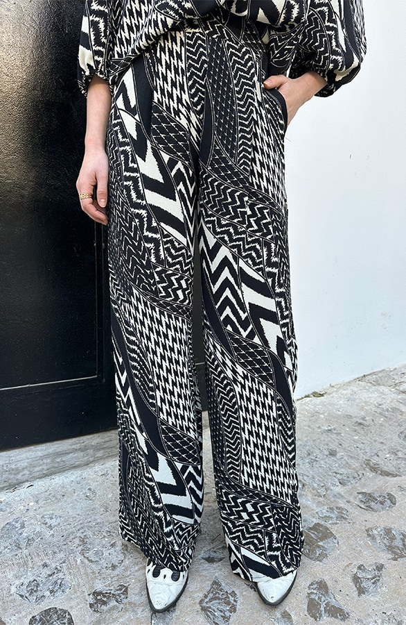 Mila Pantalon Abstract Print Tall – sale