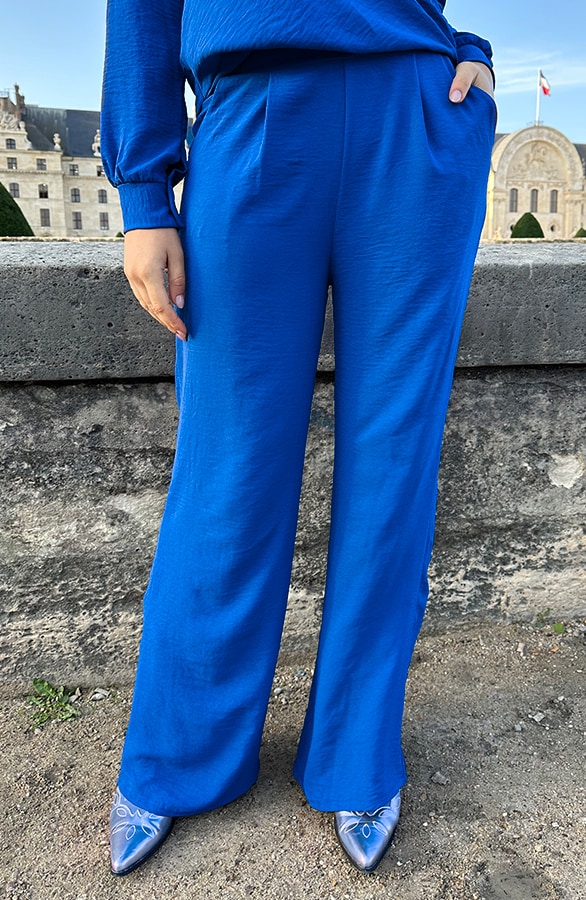 Mila Pantalon Kobalt Petite – shoparchief, foto 3