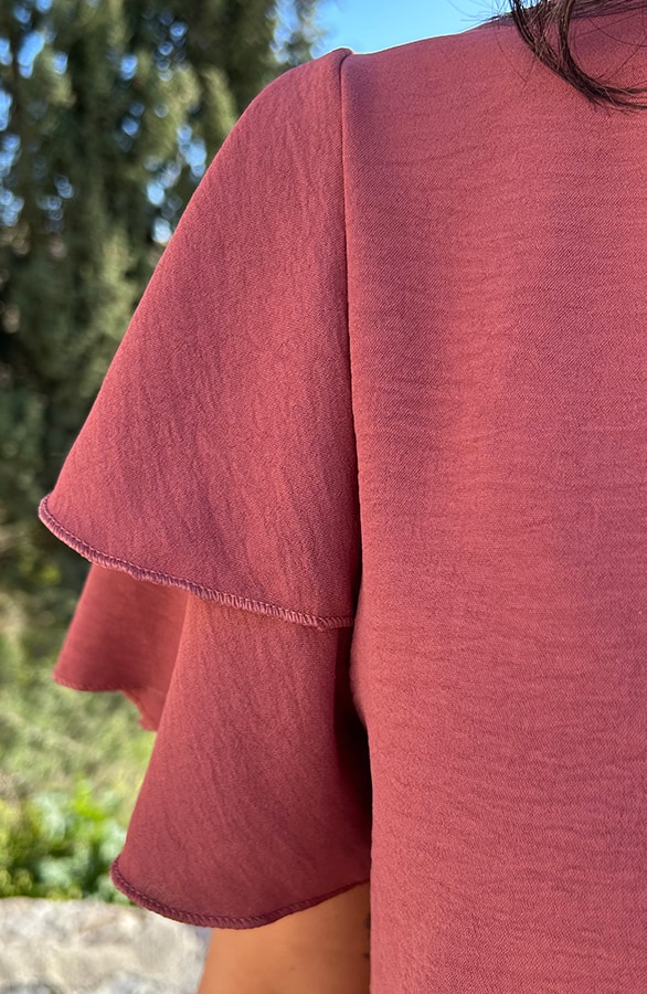 Mila Ruffle Top Dust Roze 2.0 – tops, foto 12