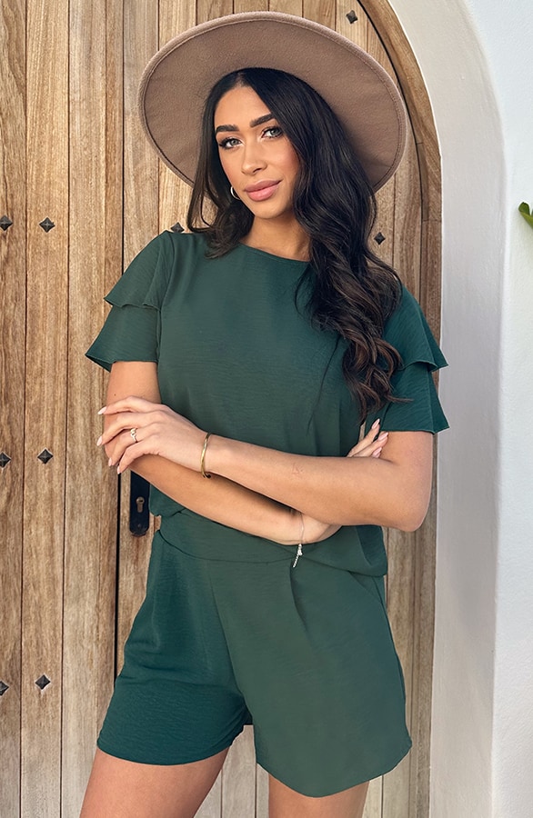 Mila Short Smaragd – shorts, foto 2