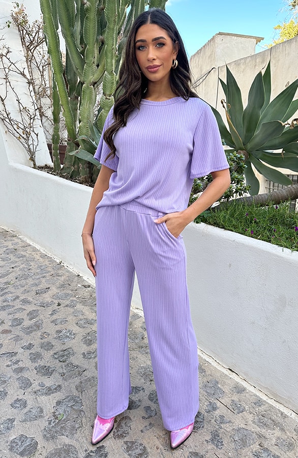Mon Amour Pantalon Lila – shoparchief, foto 4