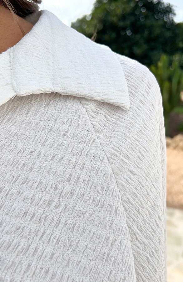 Oversized Venice Blouse Ecru, Blusen, Foto 9