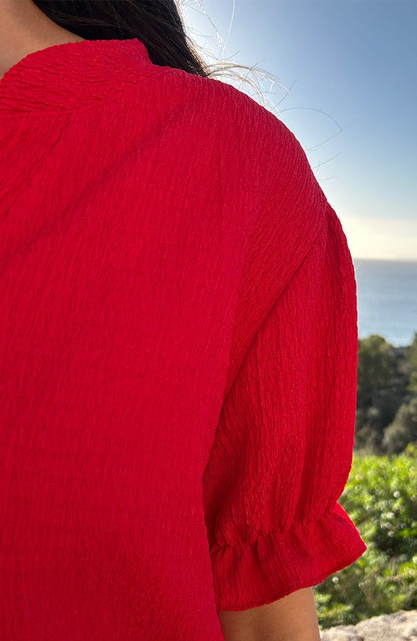 Smocked Top Sevilla Red 2.0 – shoparchief, foto 8