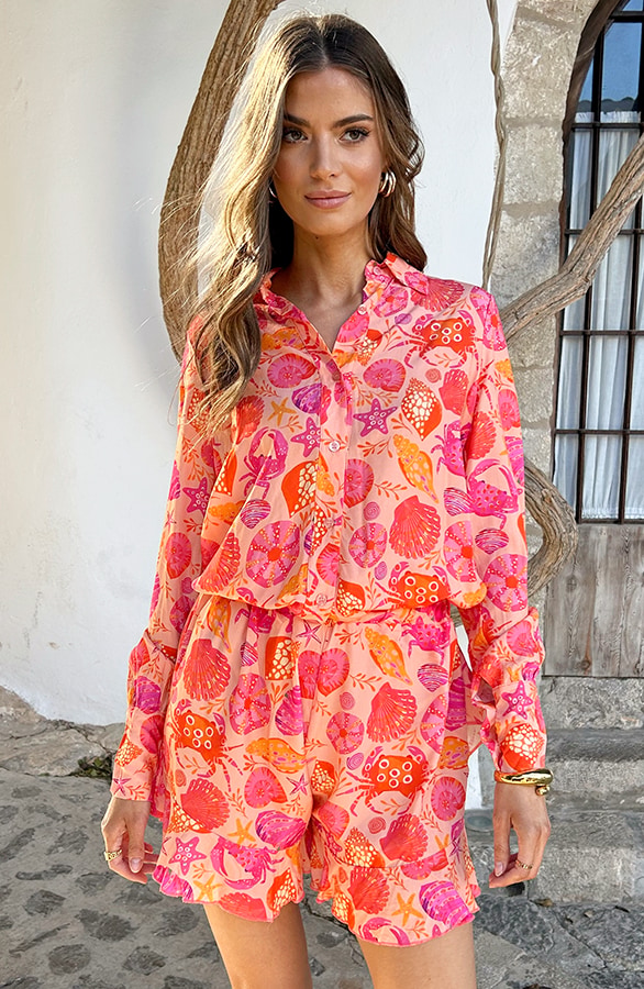 Yves Blouse Shell Koraal – shoparchief, foto 7