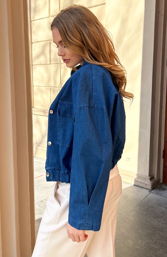 Bomber Jacket Denim – jassen, foto 9