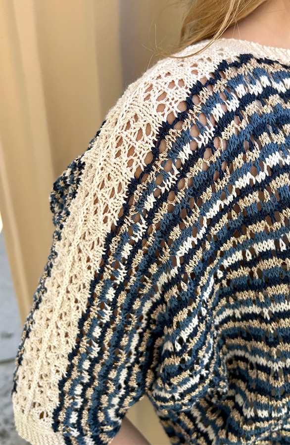 Gehaakte Top Lurex Blauw – shoparchief, foto 11