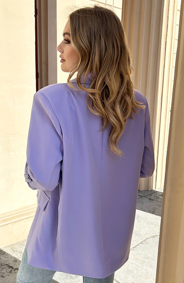 Oversized Blazer Limited Lila – shoparchief, foto 4