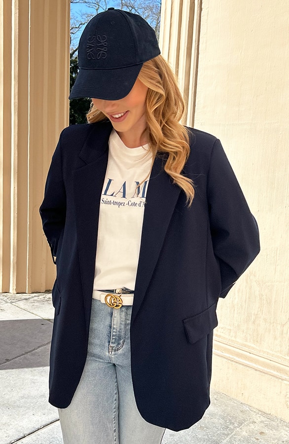 Oversized Blazer Limited Marine – jassen, foto 10