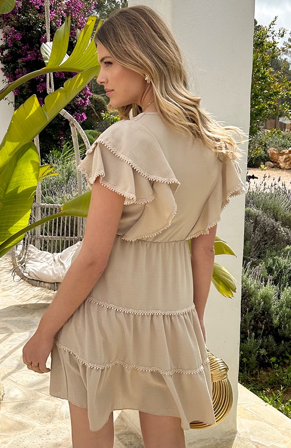 Cala Jondal Jurk Beige – jurken, foto 10
