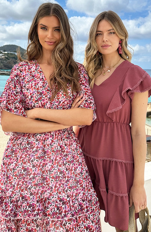 Cala Jondal Jurk Dust Roze – jurken, foto 8